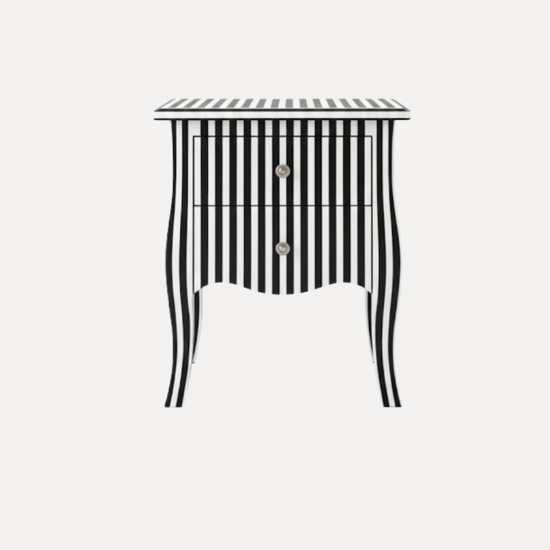 Zebra Side Table
