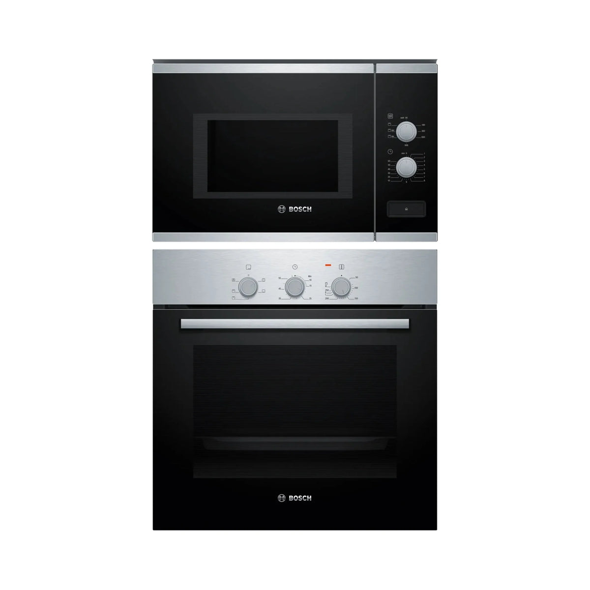 Bosch Built In Oven HBF011BR1I + Bosch Built-In Microwave Series 4 BEL550MS0I